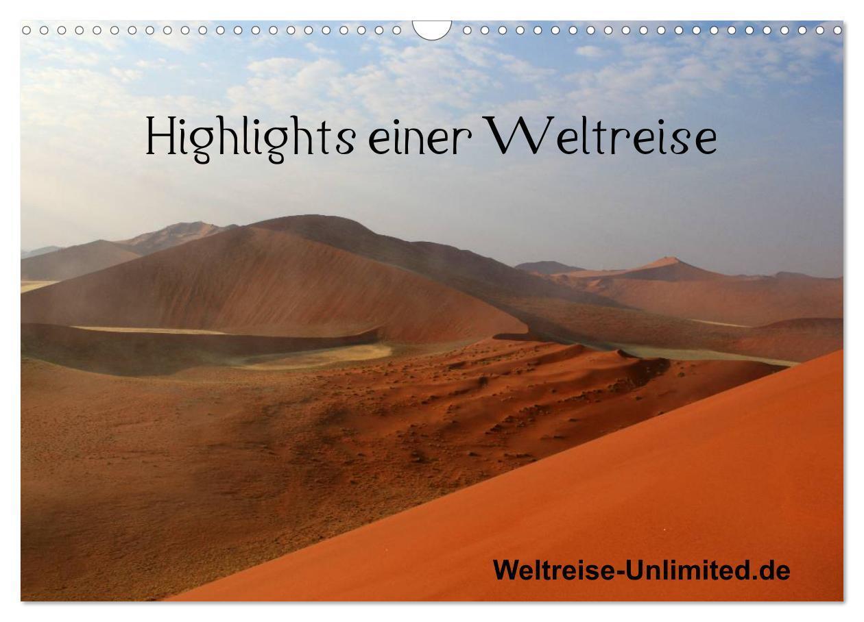 Cover: 9783435703791 | Highlights einer Weltreise (Wandkalender 2025 DIN A3 quer),...