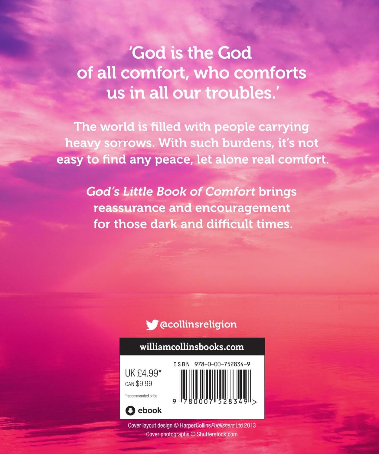 Rückseite: 9780007528349 | God's Little Book of Comfort | Words to Soothe and Reassure | Daly