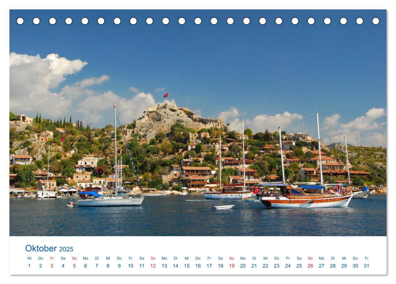 Bild: 9783435461295 | Türkei - Reise ins Blaue (Tischkalender 2025 DIN A5 quer), CALVENDO...