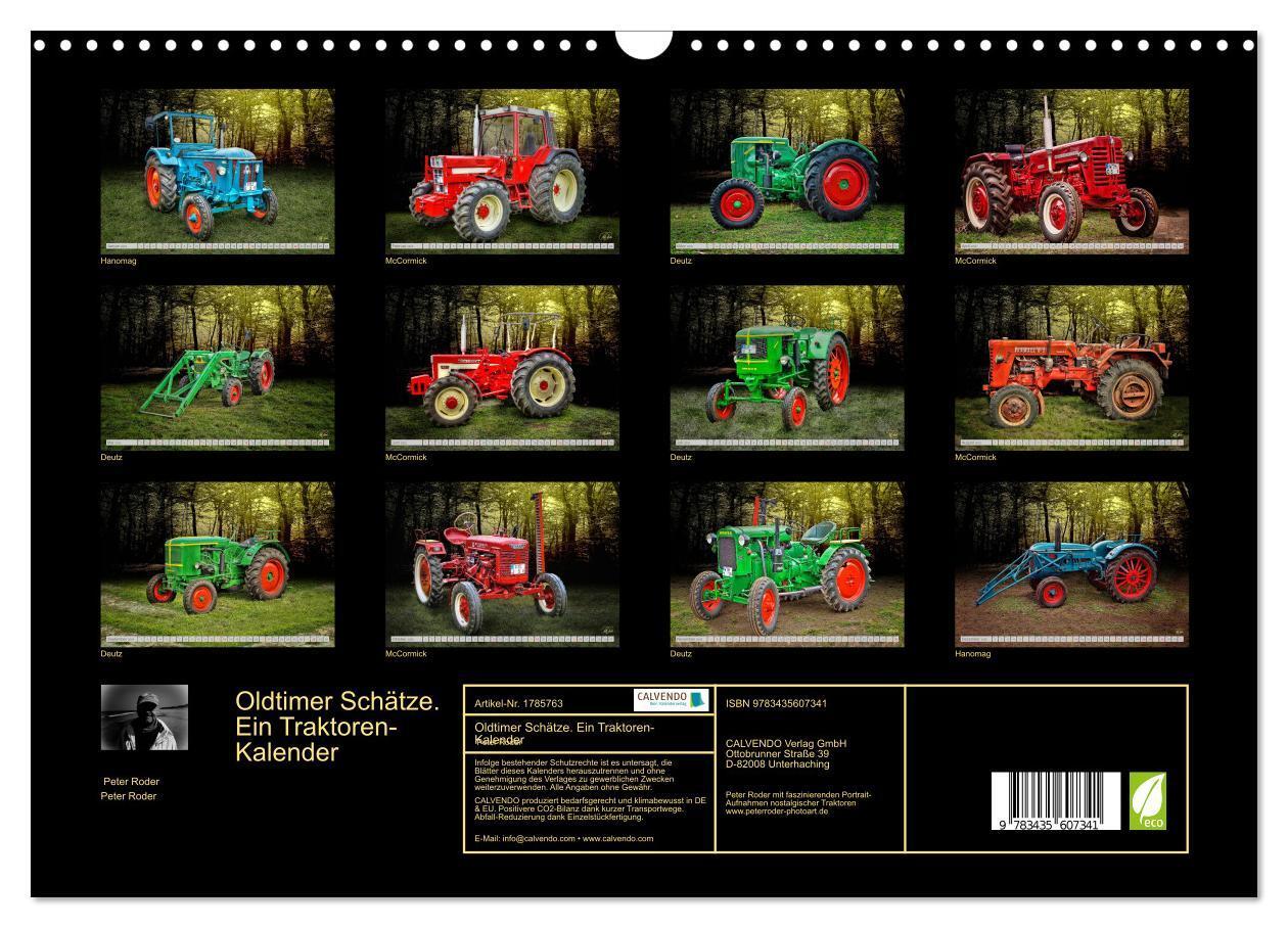 Bild: 9783435607341 | Oldtimer Schätze. Ein Traktoren-Kalender (Wandkalender 2025 DIN A3...