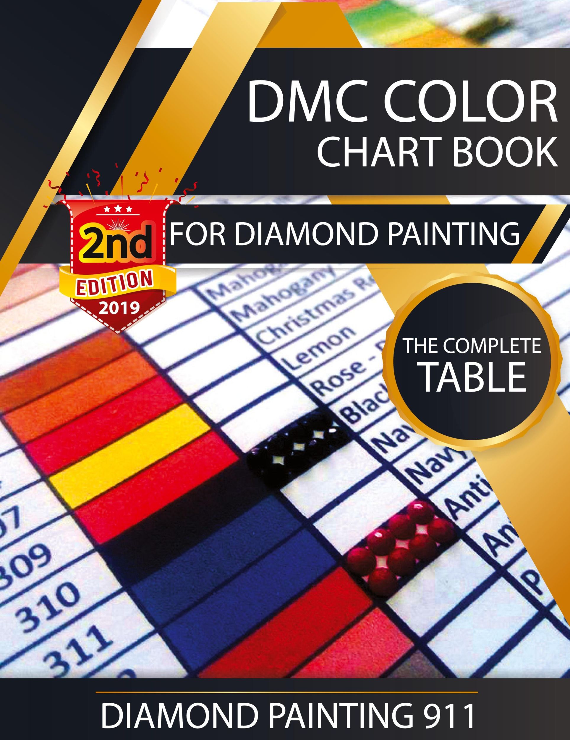 Cover: 9781947880078 | DMC Color Chart Book for Diamond Painting | Diamond Painting 911