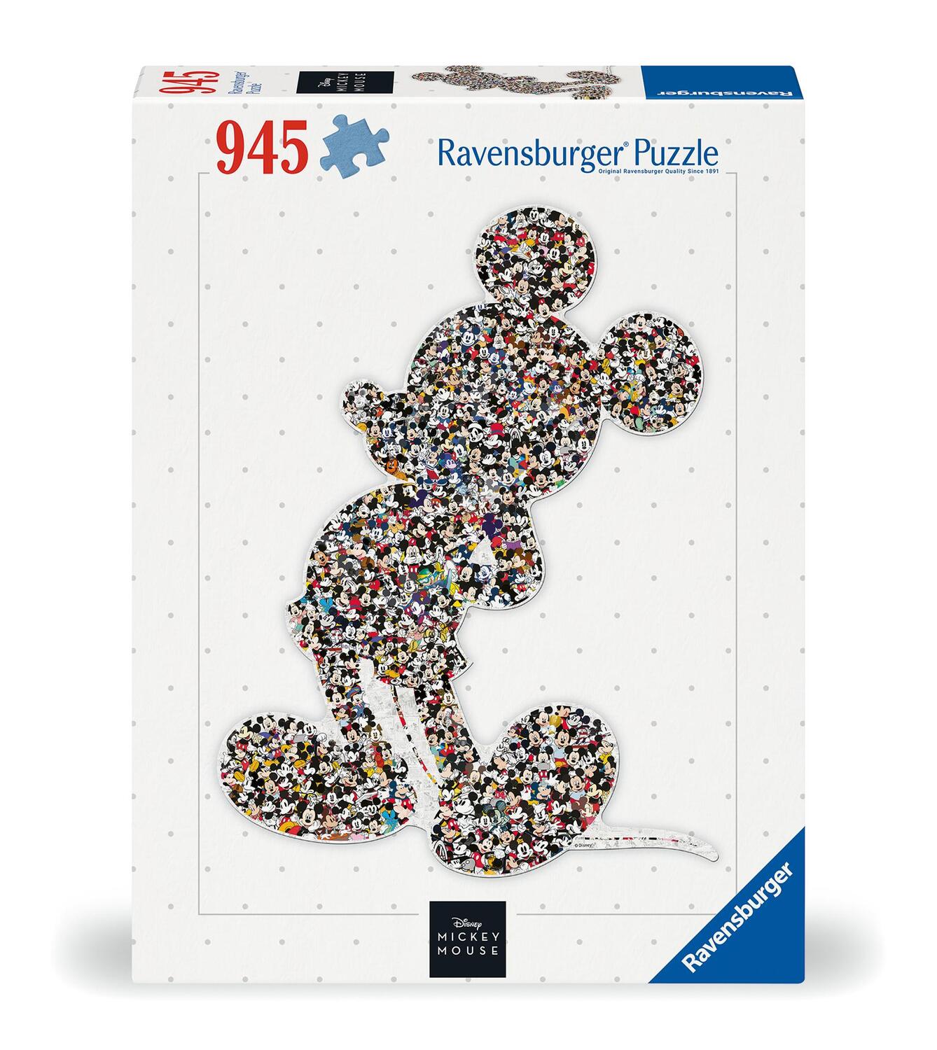 Cover: 4005555000754 | Ravensburger Puzzle 12000075 - Shaped Mickey - 945 Teile Disney...