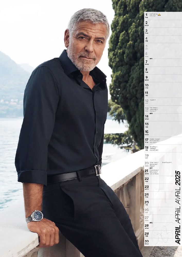 Bild: 9798893610154 | George Clooney Offizieller Kalender 2025 | Kalender | 14 S. | Deutsch