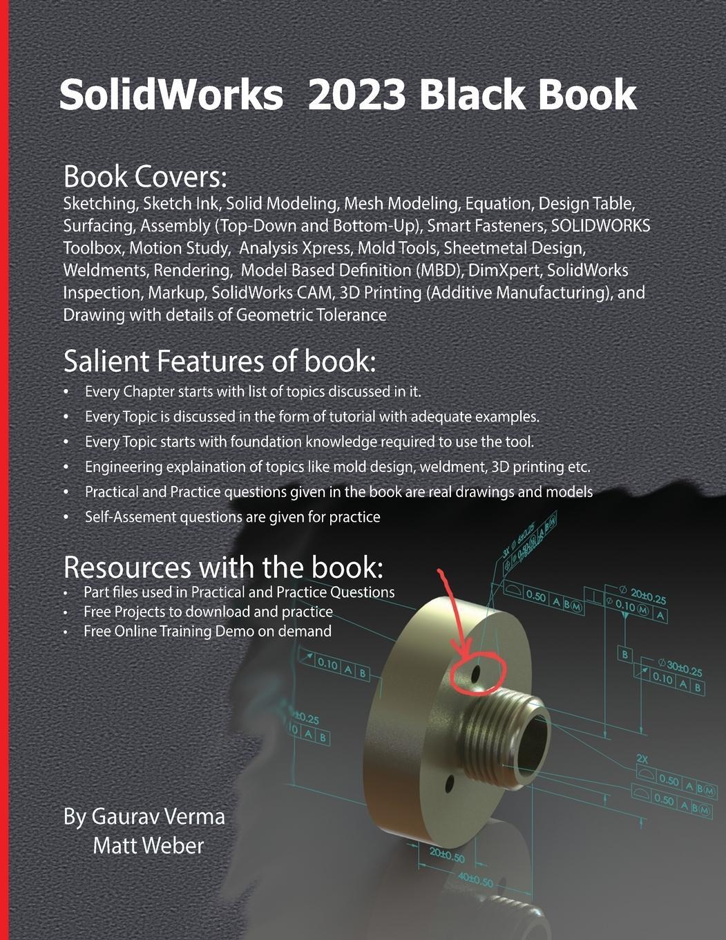 Cover: 9781774590935 | SolidWorks 2023 Black Book | Matt Weber | Taschenbuch | Paperback