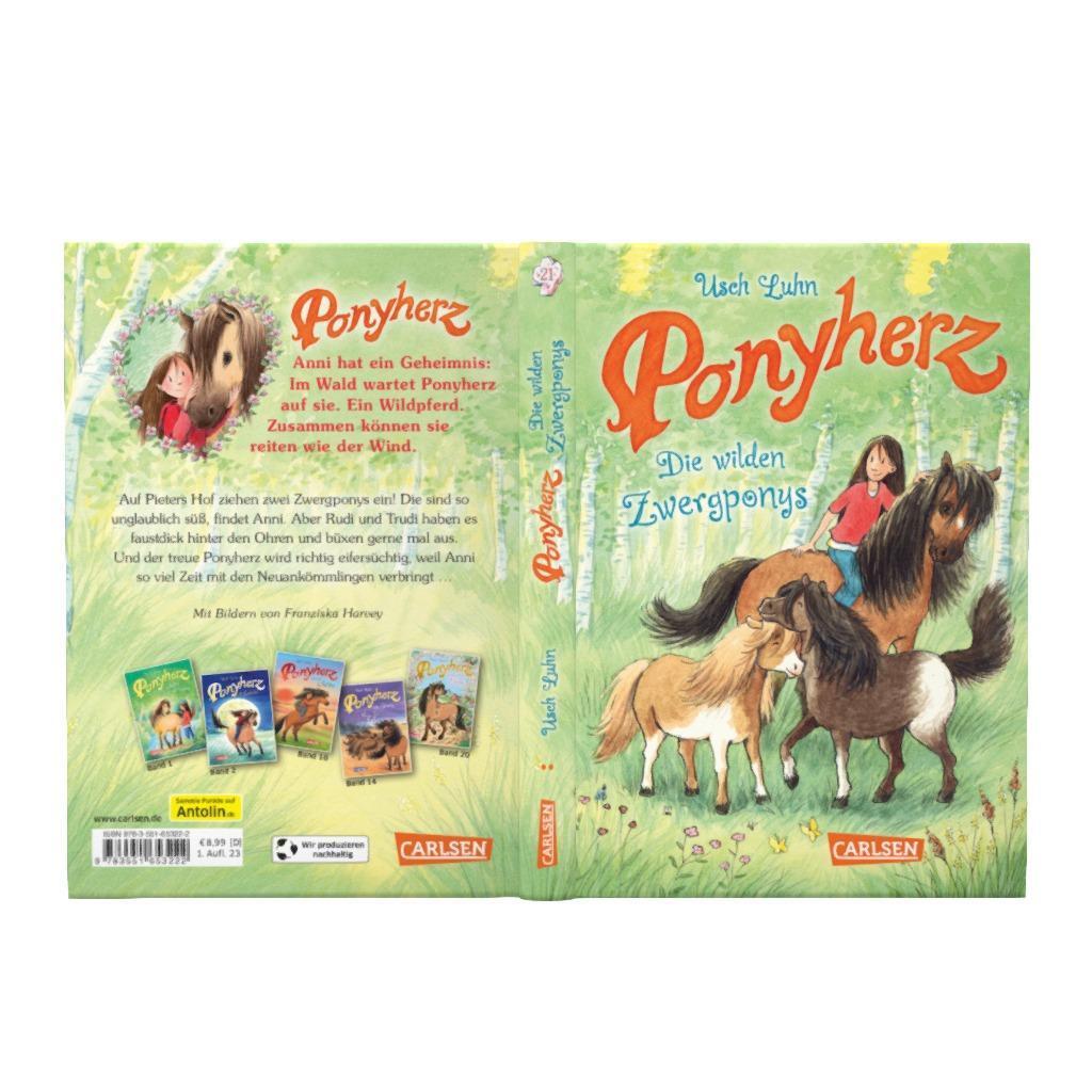 Bild: 9783551653222 | Ponyherz 21: Die wilden Zwergponys | Usch Luhn | Buch | Ponyherz