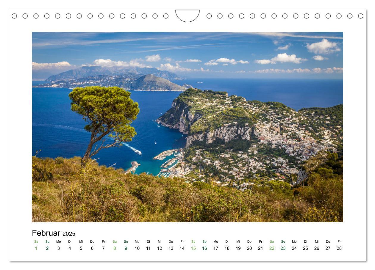 Bild: 9783435458424 | Sehnsuchtsinseln Capri und Ischia (Wandkalender 2025 DIN A4 quer),...