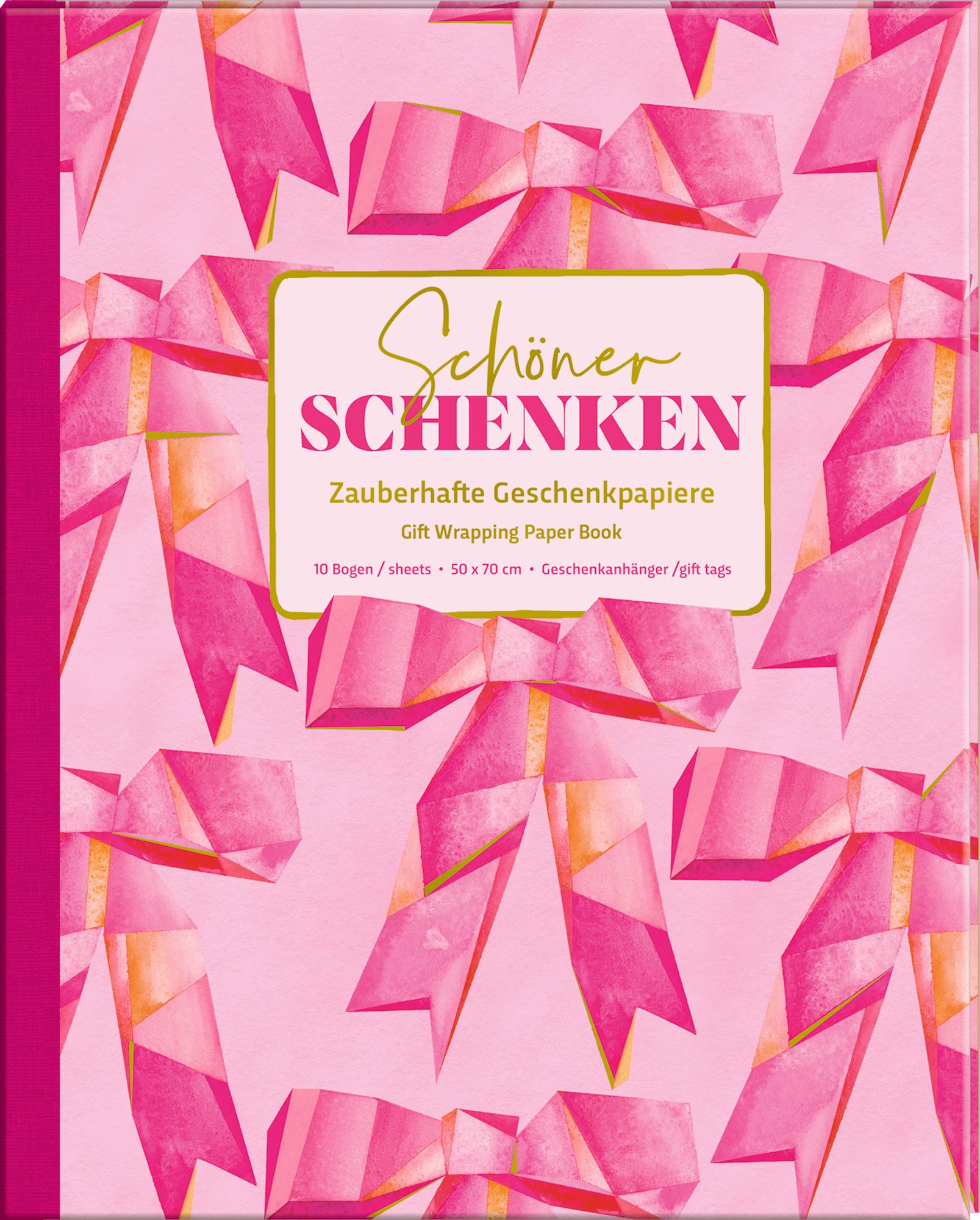 Cover: 4050003957852 | Geschenkpapier-Buch - All about pink | Taschenbuch | 10 S. | Deutsch