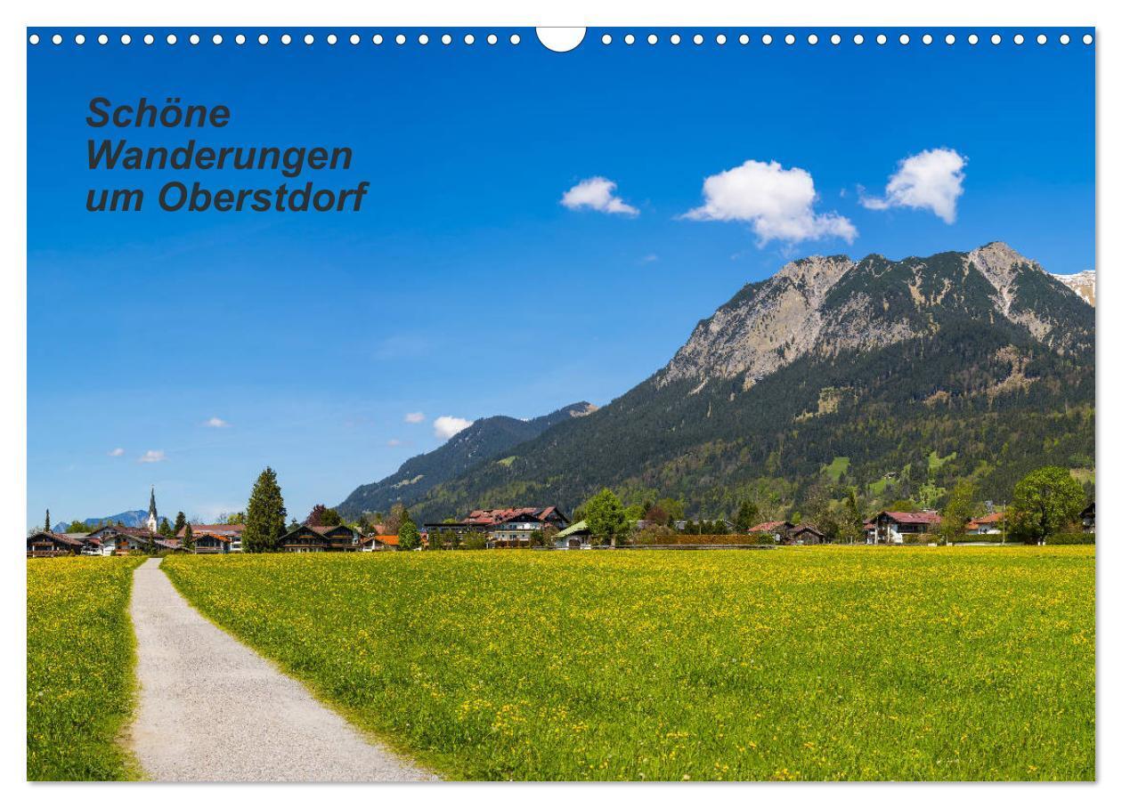 Cover: 9783435358892 | Schöne Wanderungen um Oberstdorf (Wandkalender 2025 DIN A3 quer),...