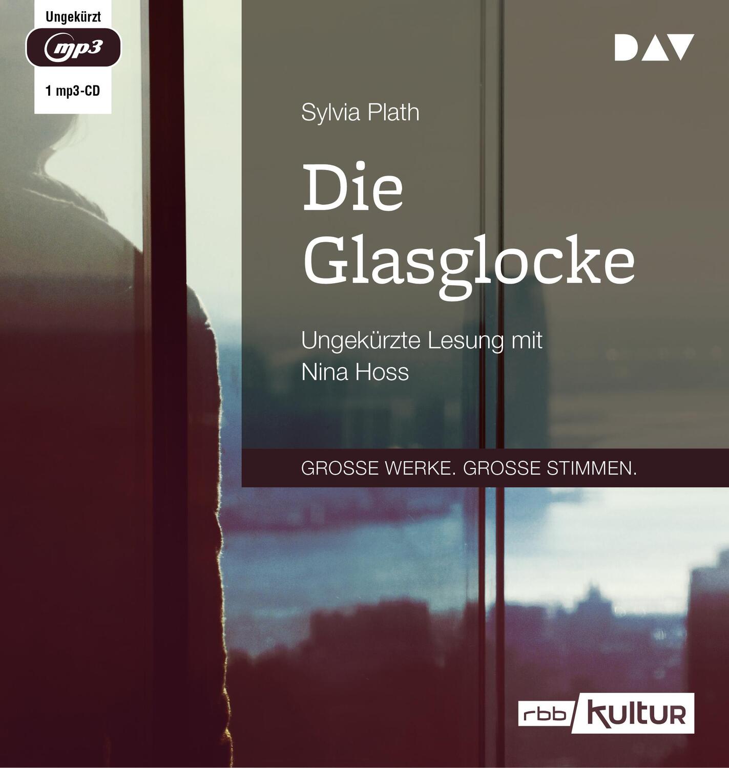 Cover: 9783742416742 | Die Glasglocke | Ungekürzte Lesung mit Nina Hoss (1 mp3-CD) | Plath