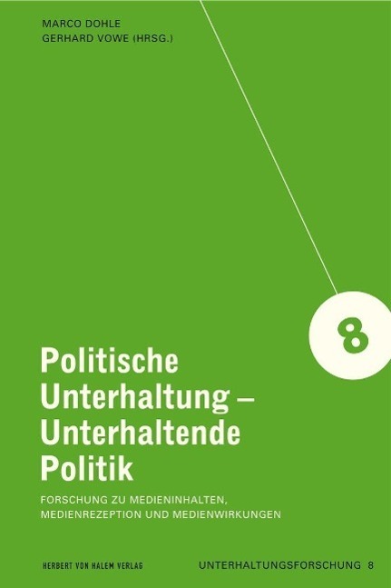 Cover: 9783869620640 | Politische Unterhaltung - Unterhaltende Politik | Marco Dohle (u. a.)