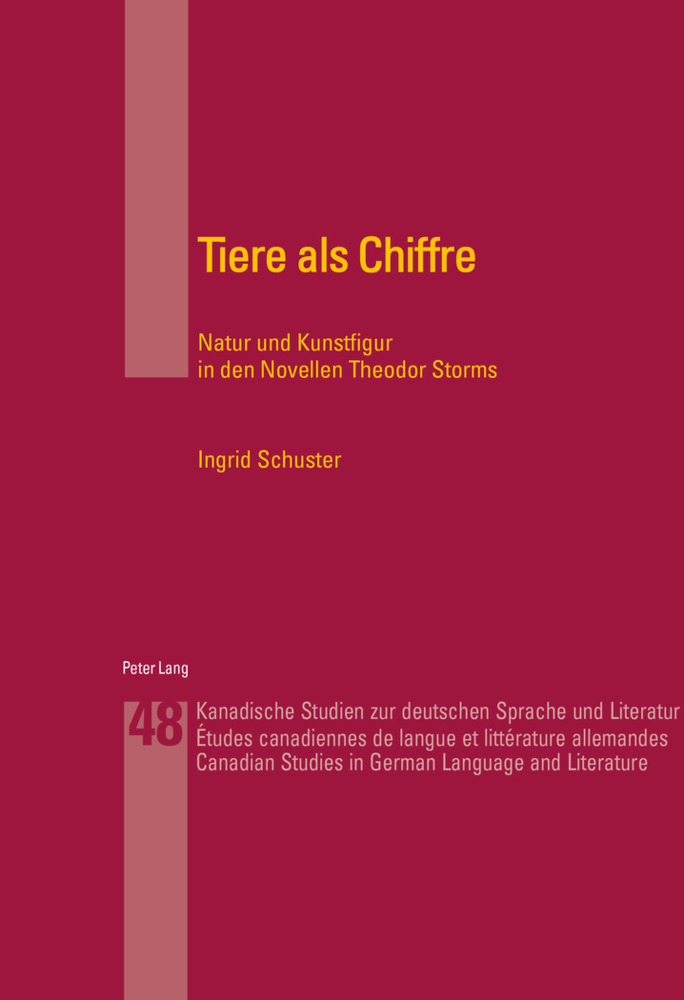 Cover: 9783039101115 | Tiere als Chiffre | Ingrid Arnold-Schuster | Taschenbuch | Deutsch