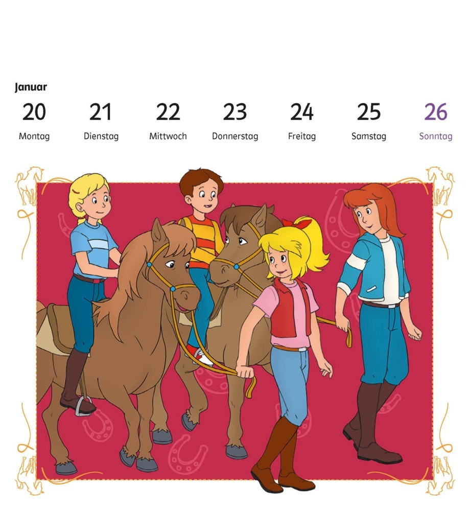 Bild: 9783129497654 | Bibi &amp; Tina: Pferde-Kalender 2025 | Taschenbuch | 54 S. | Deutsch