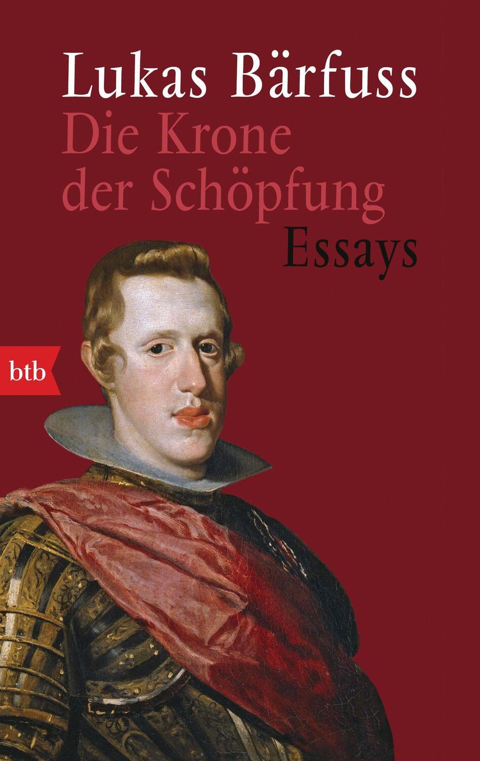 Cover: 9783442772391 | Die Krone der Schöpfung | Essays | Lukas Bärfuss | Taschenbuch | 2022