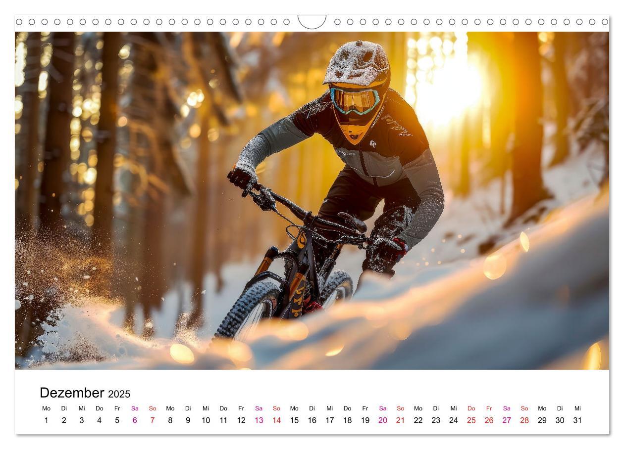 Bild: 9783457149850 | Mountainbike Erlebnisse (Wandkalender 2025 DIN A3 quer), CALVENDO...