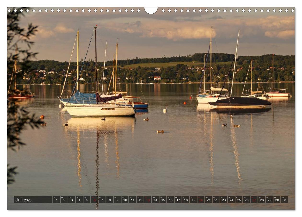 Bild: 9783435705573 | Seestärke - Der Ammersee (Wandkalender 2025 DIN A3 quer), CALVENDO...