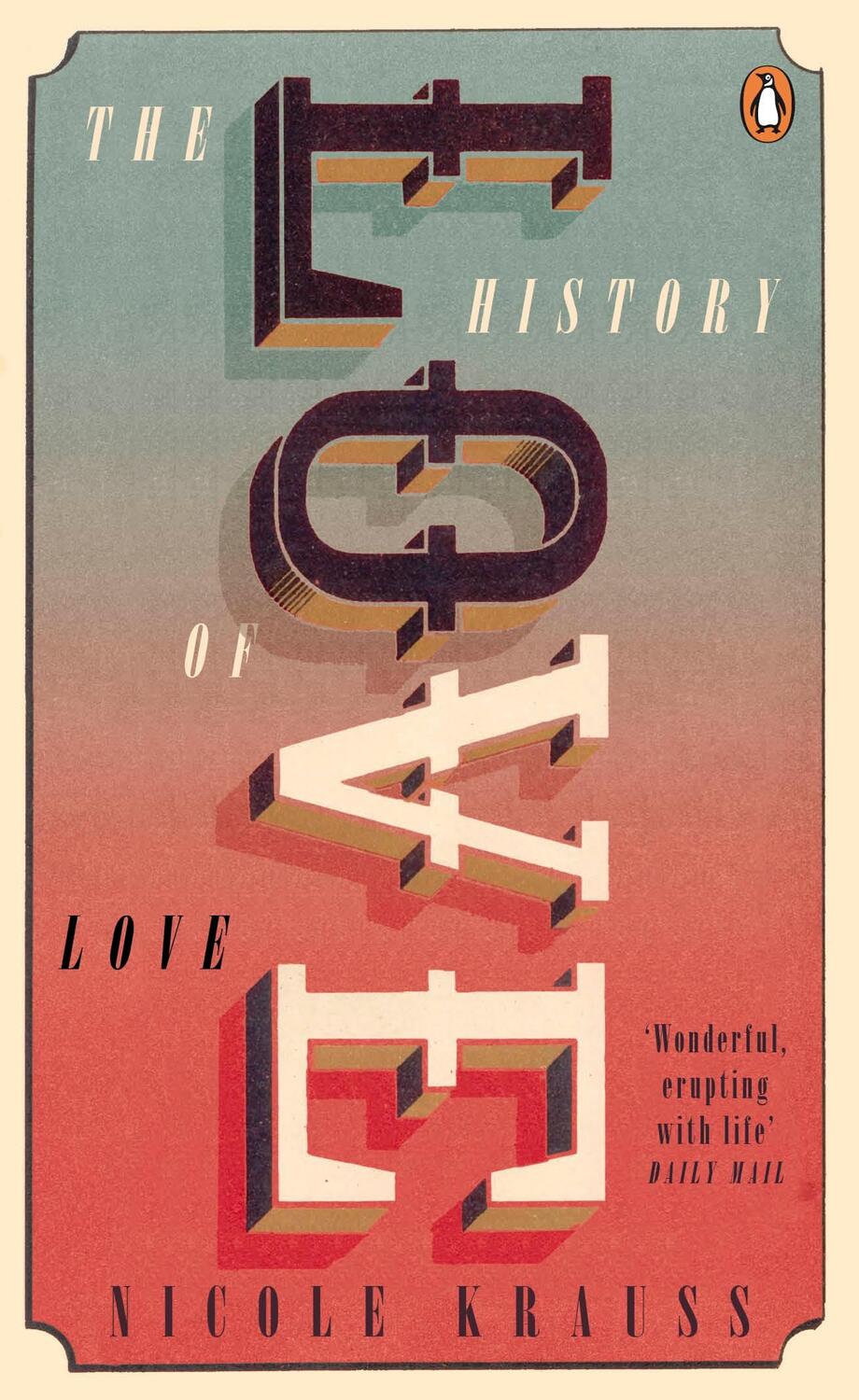 Cover: 9780241973639 | History of Love | Penguin Essentials | Nicole Krauss | Taschenbuch