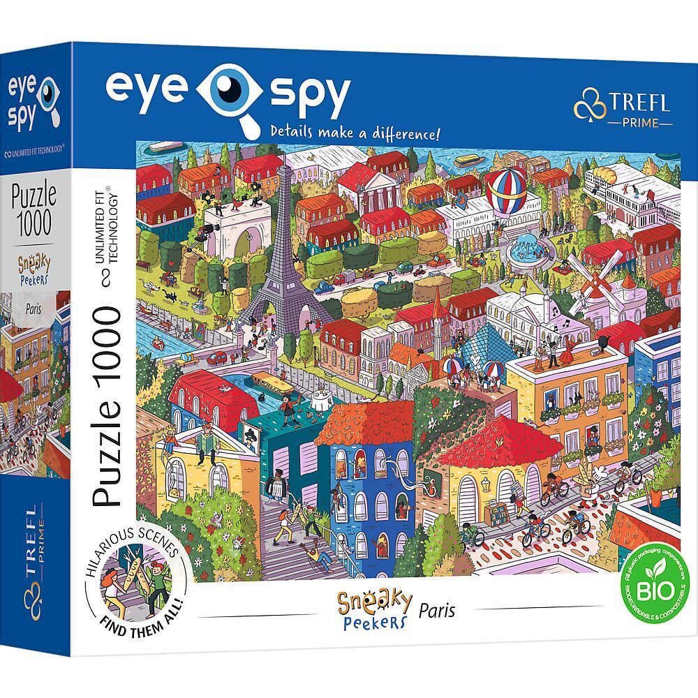 Cover: 5900511107128 | UFT Eye Spy Puzzle 1000 - Imaginary Cities: Paris, Frankreich | Spiel