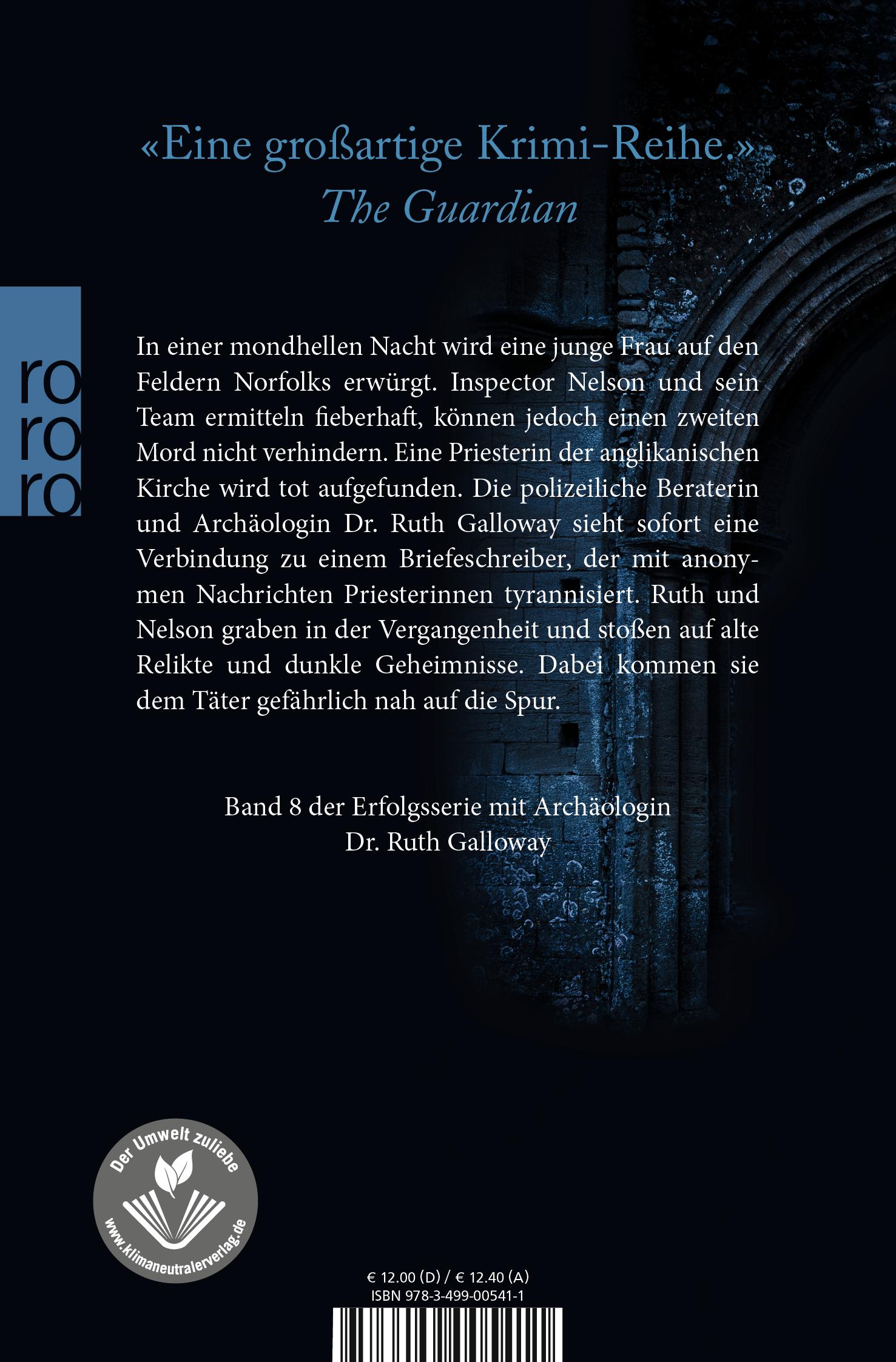 Rückseite: 9783499005411 | Todespassion | Kriminalroman | Elly Griffiths | Taschenbuch | 400 S.