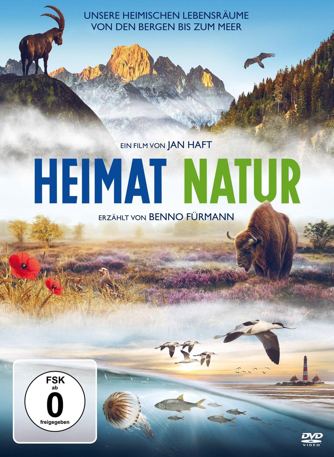 Cover: 4006448770877 | HEIMAT NATUR | Erzähler: Benno Führmann | Jan Haft | DVD | Deutsch