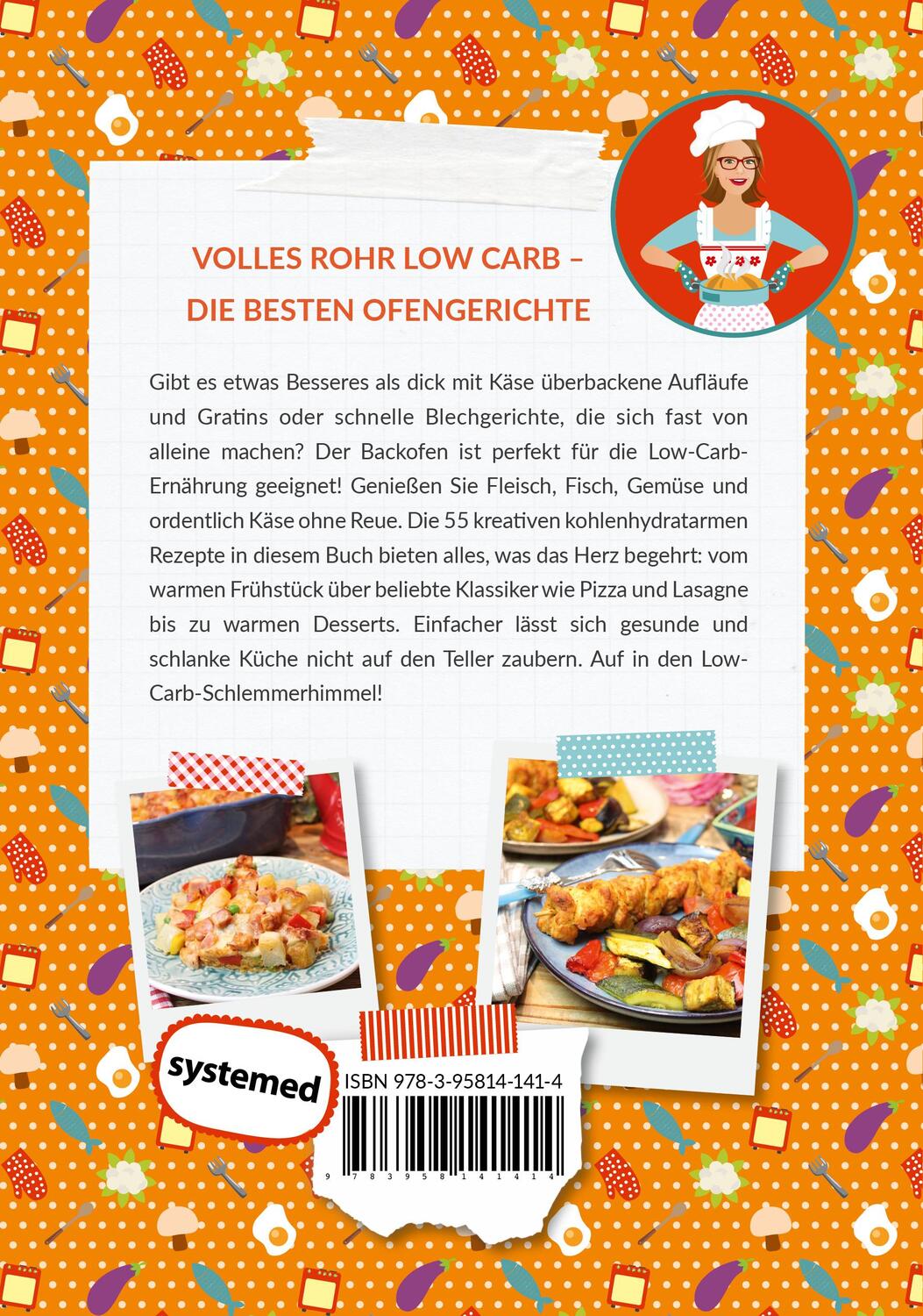 Rückseite: 9783958141414 | Happy Carb: Ofengerichte Low Carb | Bettina Meiselbach | Buch | 128 S.