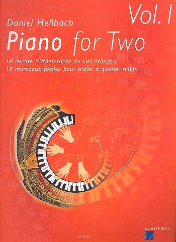 Cover: 9790000000353 | Piano for Two 1 | Daniel Hellbach | Broschüre | 31 S. | Deutsch