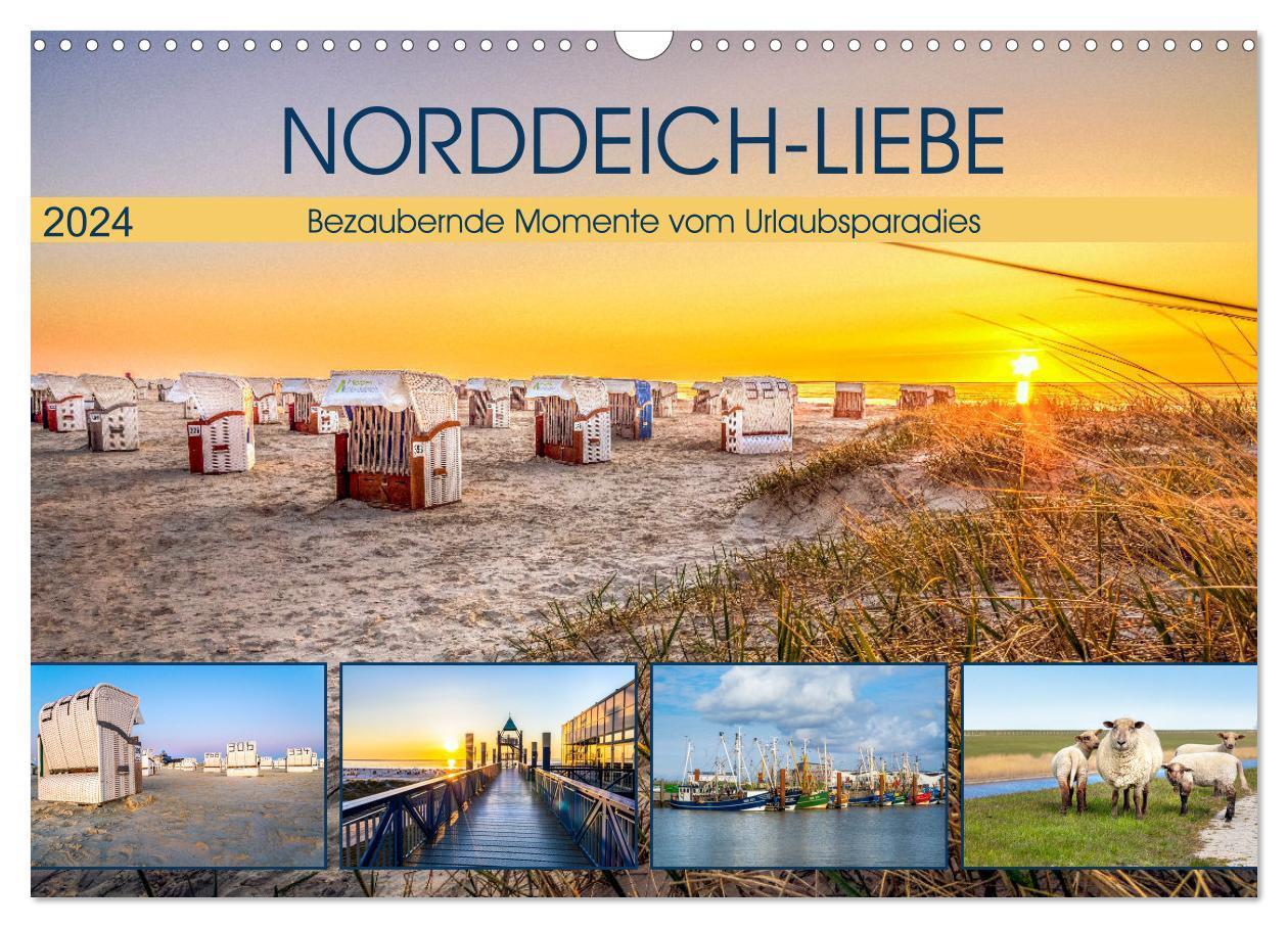 Cover: 9783675550117 | NORDDEICH-LIEBE (Wandkalender 2024 DIN A3 quer), CALVENDO...