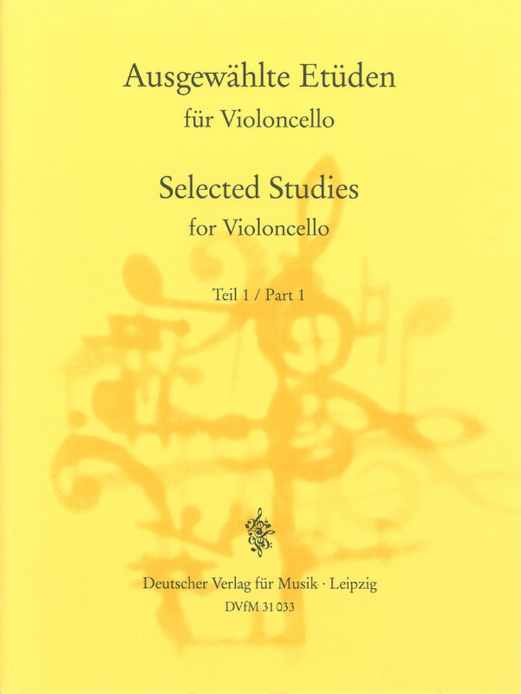 Cover: 9790200415247 | Ausgewählte Etüden Band 1 für Violoncello (erste und halbe Lage)