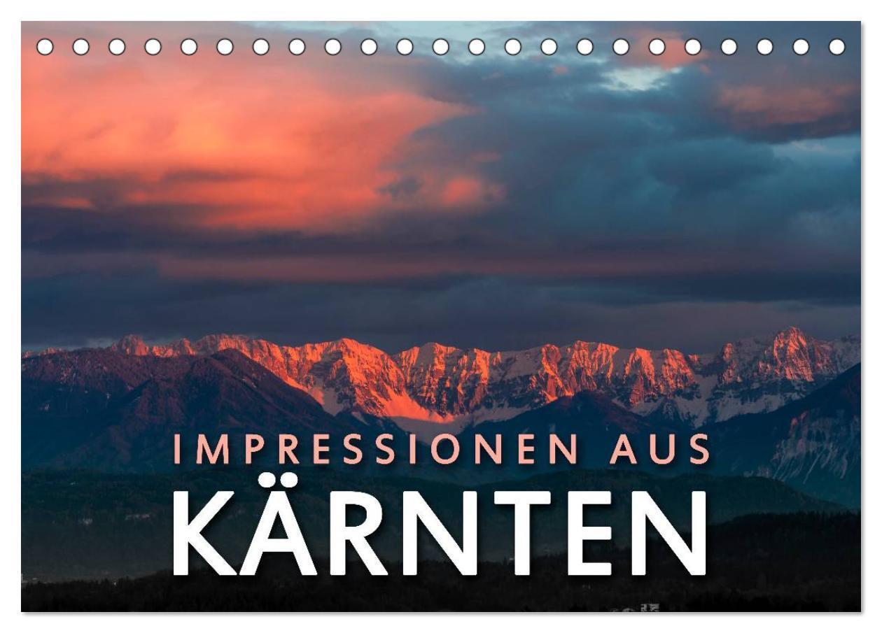 Cover: 9783675767287 | Impressionen aus Kärnten (Tischkalender 2024 DIN A5 quer), CALVENDO...