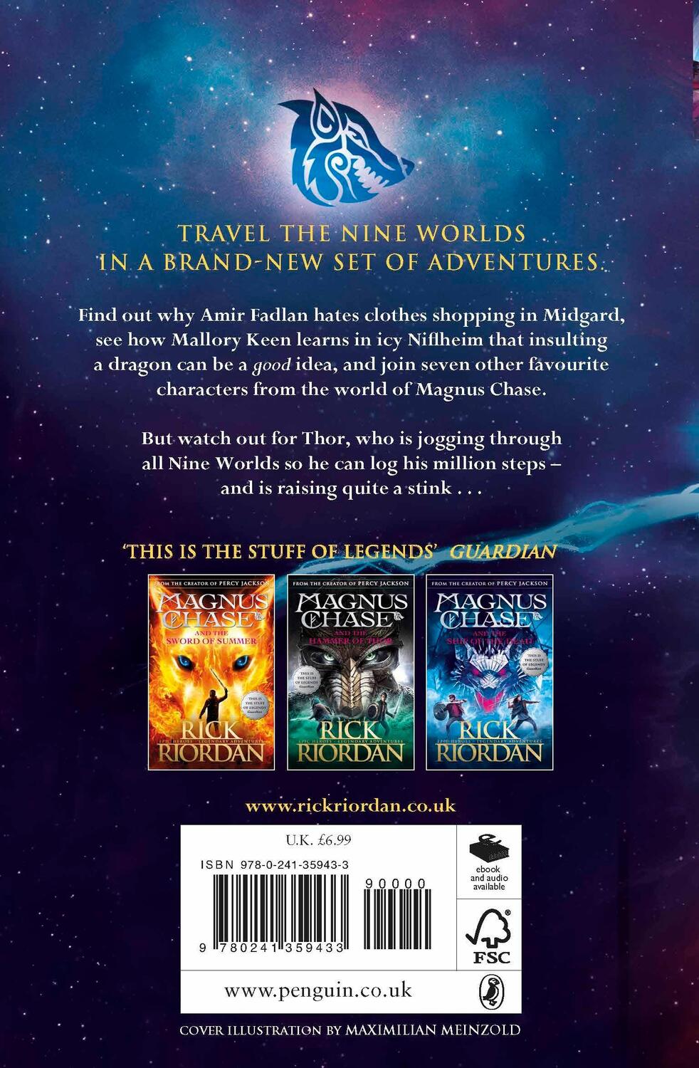 Rückseite: 9780241359433 | 9 From the Nine Worlds | Magnus Chase and the Gods of Asgard | Riordan