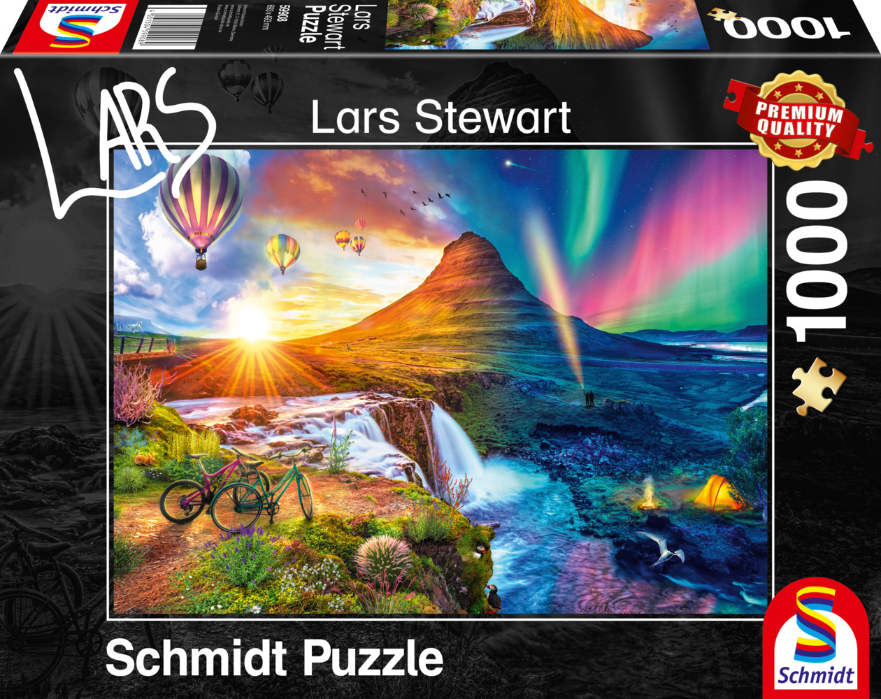 Cover: 4001504599089 | Island, Night and Day (Puzzle) | Lars Stewart | Spiel | In Spielebox