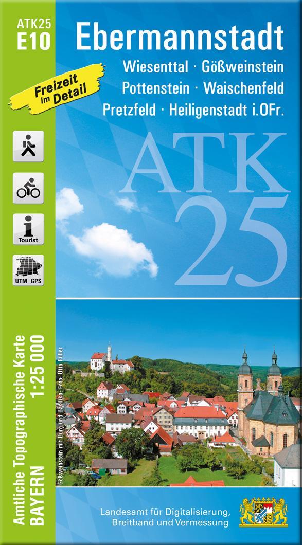Cover: 9783899337624 | Ebermannstadt 1 : 25 000 | Taschenbuch | Deutsch | 2019 | LDBV Bayern