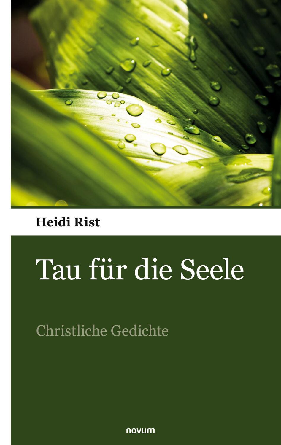 Cover: 9783903382992 | Tau für die Seele | Christliche Gedichte | Heidi Rist | Taschenbuch