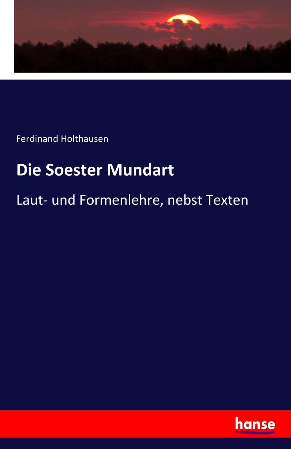 Cover: 9783743639874 | Die Soester Mundart | Laut- und Formenlehre, nebst Texten | Holthausen