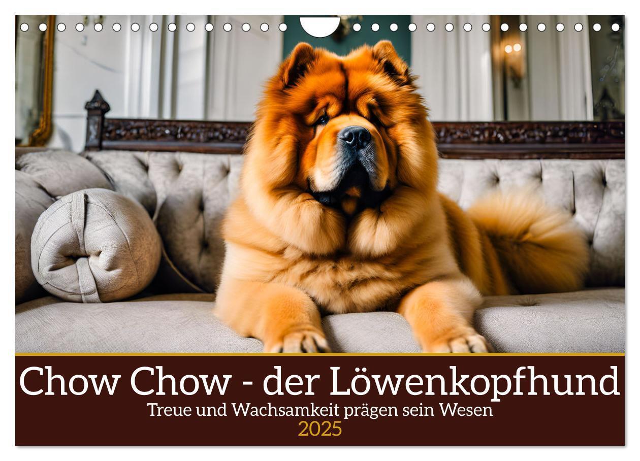 Cover: 9783457015513 | Chow Chow - der Löwenkopfhund (Wandkalender 2025 DIN A4 quer),...