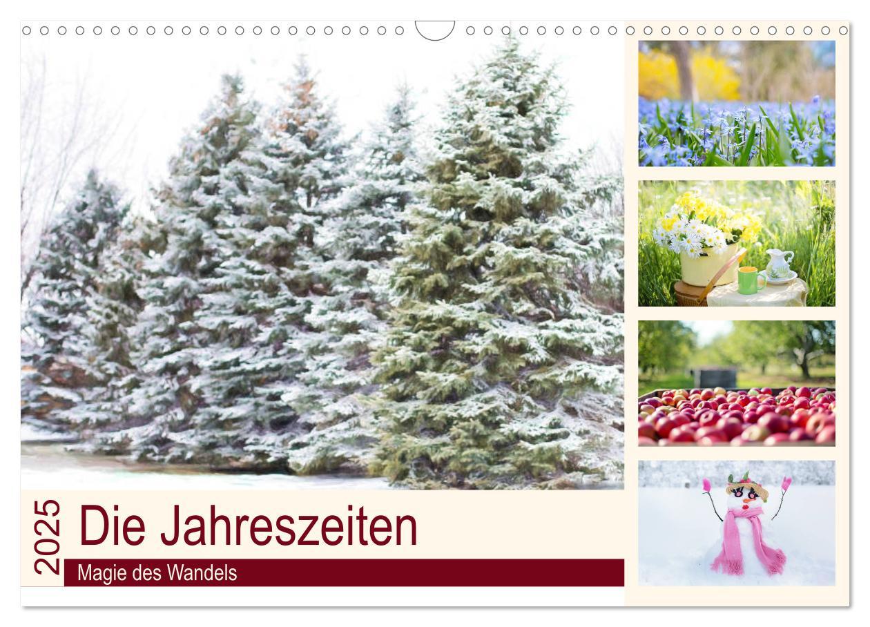 Cover: 9783435443512 | Die Jahreszeiten. Magie des Wandels (Wandkalender 2025 DIN A3...