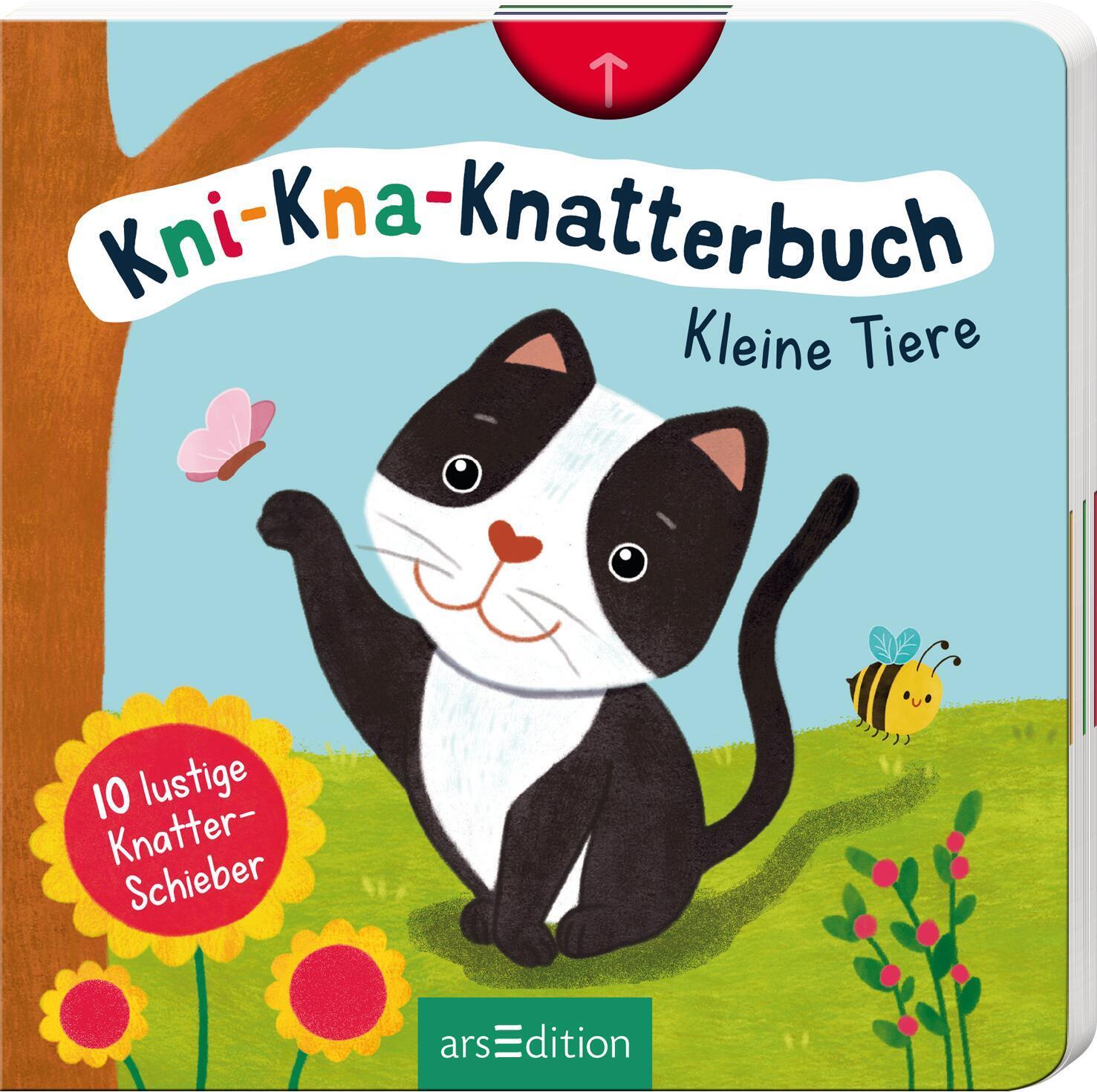 Cover: 9783845847665 | Kni-Kna-Knatterbuch - Kleine Tiere | Mit 10 lustigen Knatter-Schiebern
