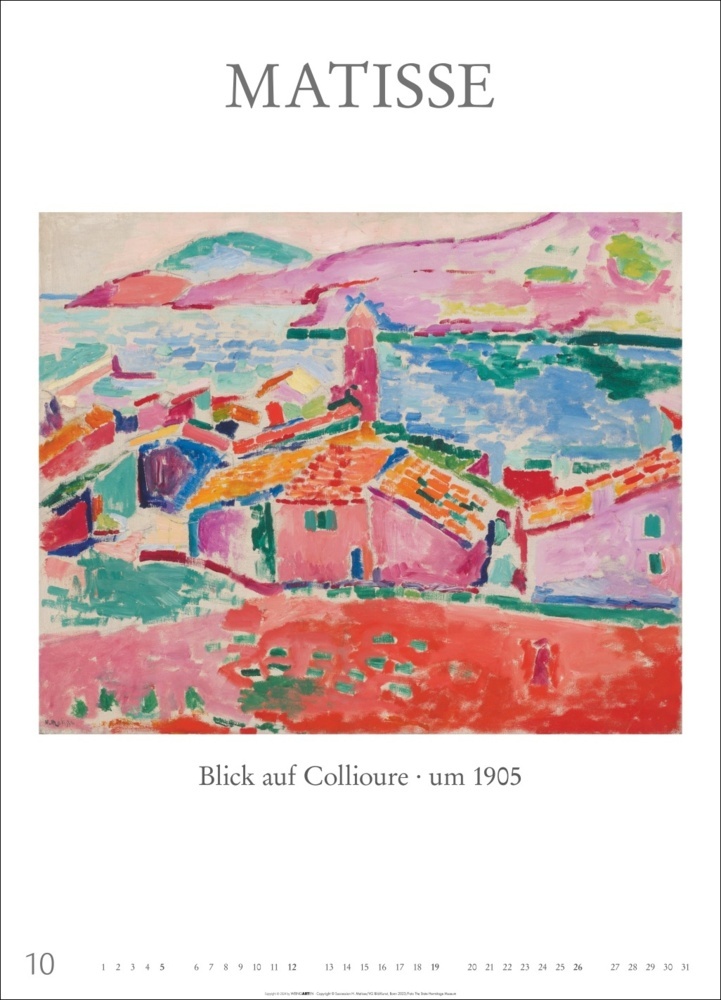 Bild: 9783839901502 | Poster Art Kalender 2025 - Monet Van Gogh Matisse Kandinsky | Kalender