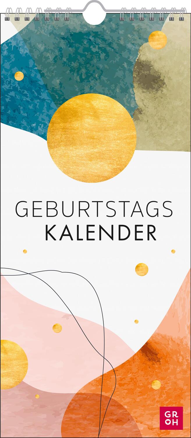 Cover: 4036442012512 | Immerwährender Geburtstagskalender Pattern | Groh Verlag | Kalender