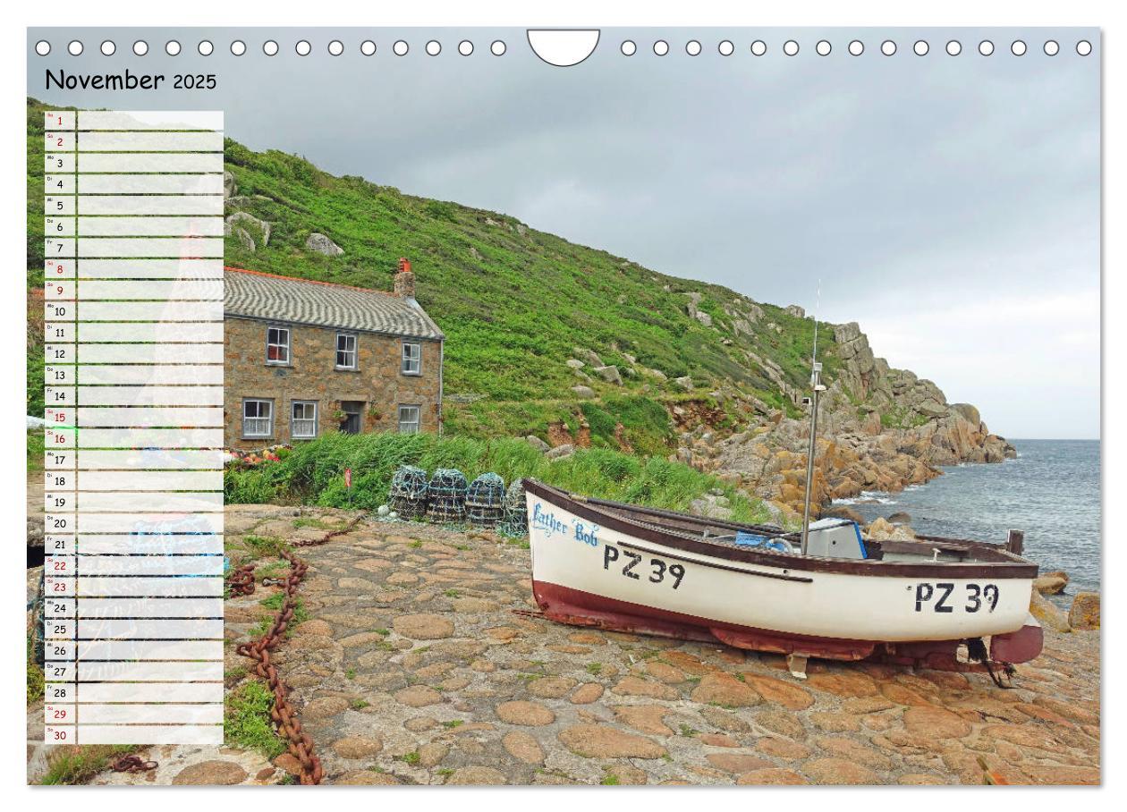 Bild: 9783435311927 | Cornwall. Terminkalender (Wandkalender 2025 DIN A4 quer), CALVENDO...