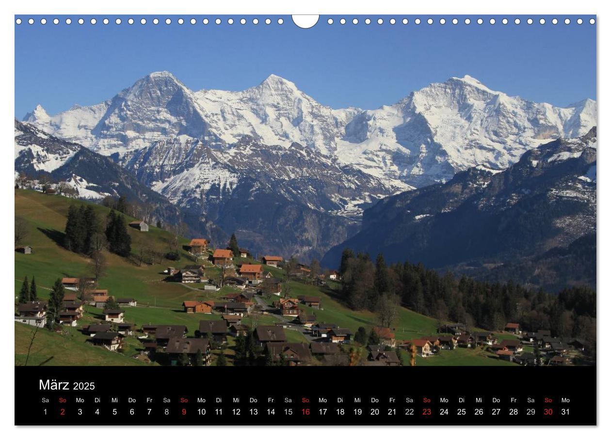 Bild: 9783435770694 | Berner Oberland (Wandkalender 2025 DIN A3 quer), CALVENDO...