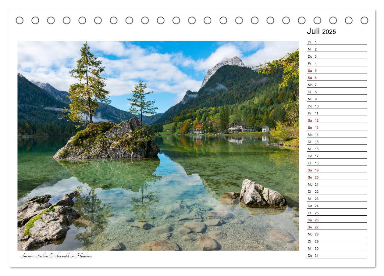 Bild: 9783435351510 | Rund um den Hintersee und Zauberwald (Tischkalender 2025 DIN A5...