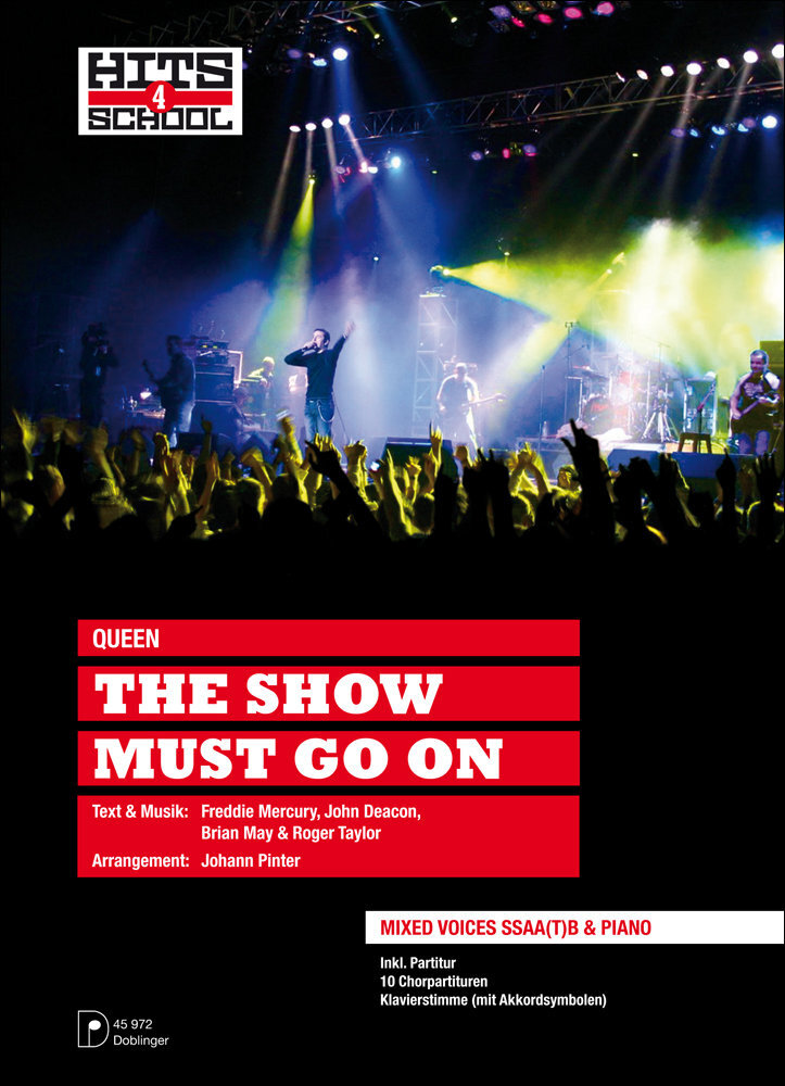 Cover: 9790012408109 | The Show Must Go On | Queen | Hits 4 School | Partitur + Stimmen