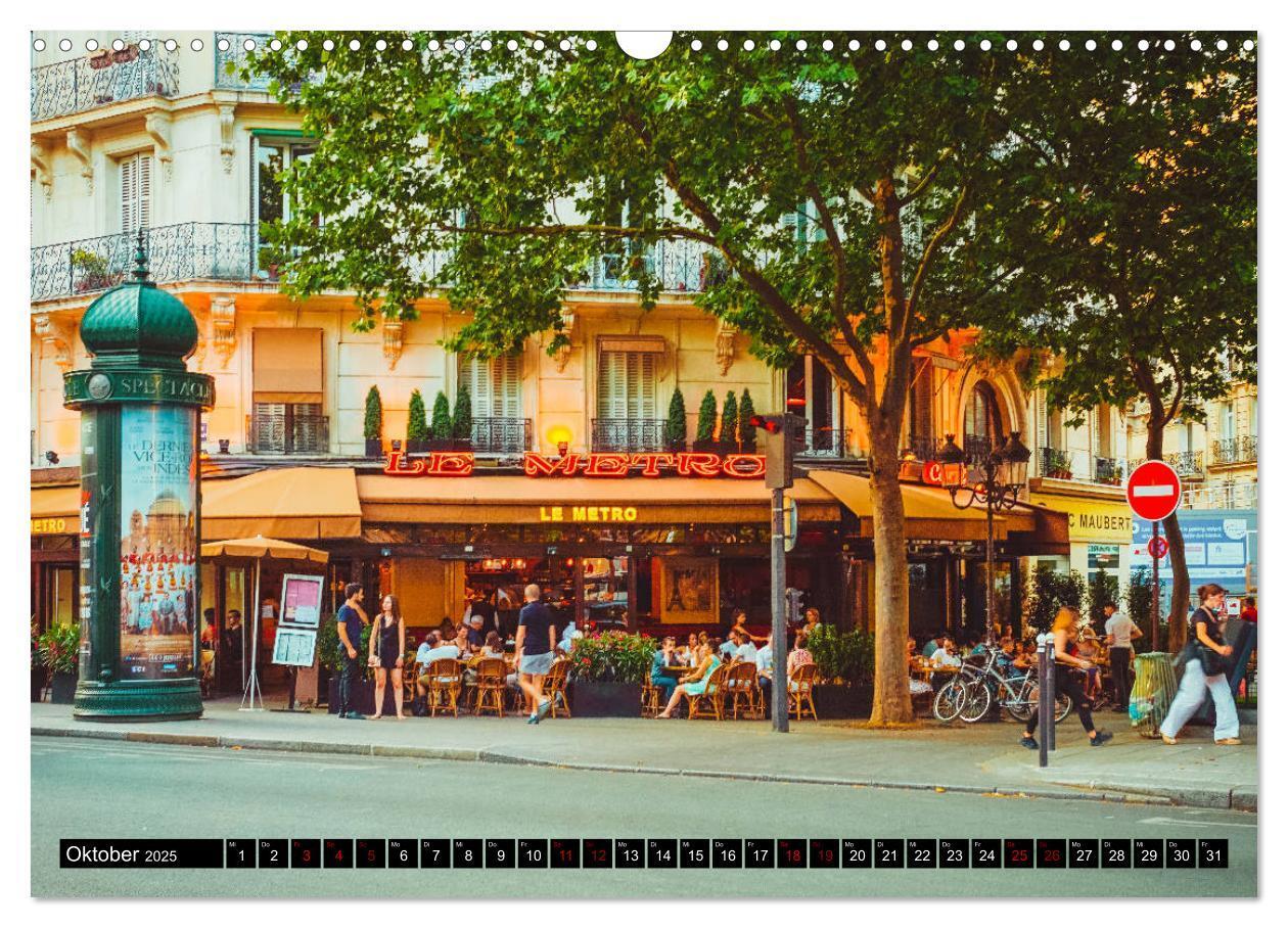 Bild: 9783435366309 | Paris Bistros (Wandkalender 2025 DIN A3 quer), CALVENDO Monatskalender