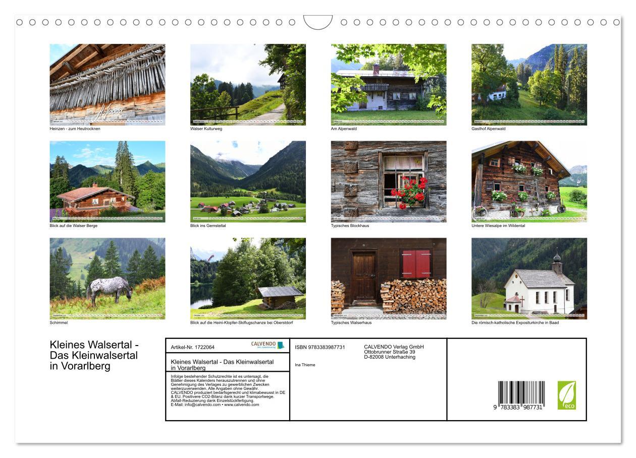 Bild: 9783383987731 | Kleines Walsertal - Das Kleinwalsertal in Vorarlberg (Wandkalender...