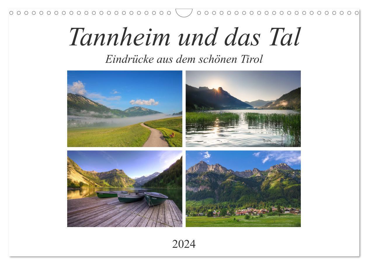 Cover: 9783383097140 | Tannheim und das Tal (Wandkalender 2024 DIN A3 quer), CALVENDO...