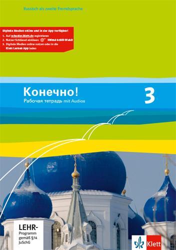 Cover: 9783125275089 | Konetschno! Band 3. Russisch als 2. Fremdsprache. Arbeitsheft mit...