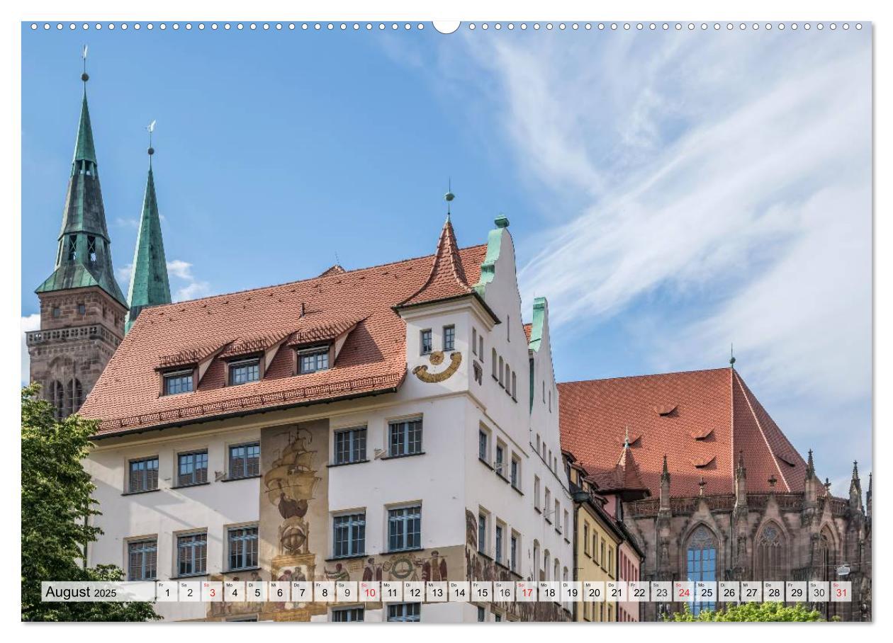 Bild: 9783435586332 | NÜRNBERG Historisches Stadtherz (hochwertiger Premium Wandkalender...