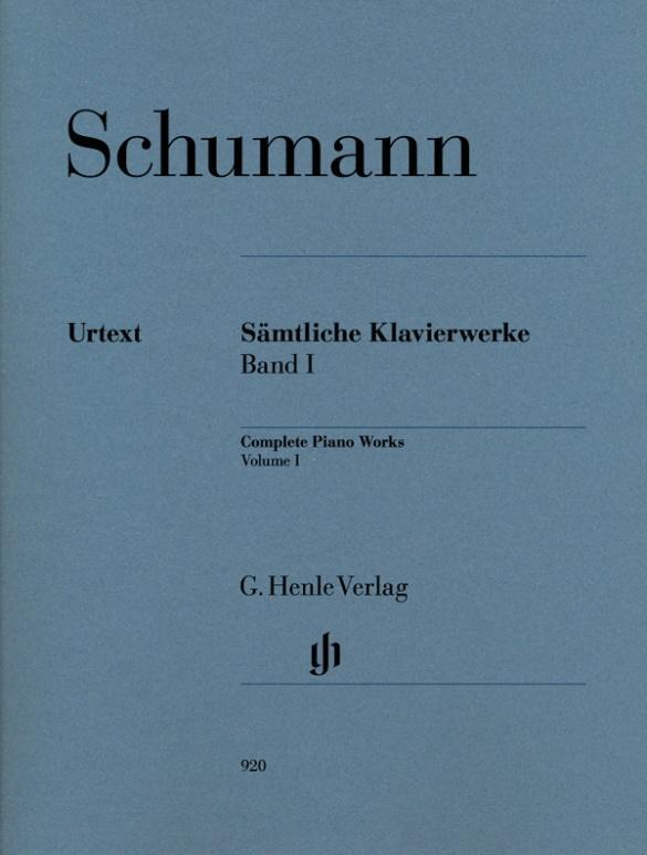 Cover: 9790201809205 | Sämtliche Klavierwerke 1 | Robert Schumann | Taschenbuch | Deutsch