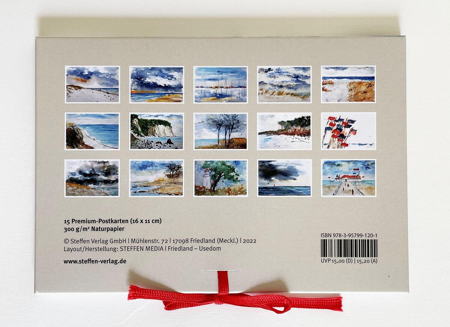 Bild: 9783957991201 | Wundervolle Ostsee Postkarten-Set | 15 Aquarell-Postkarten | Gaudeck