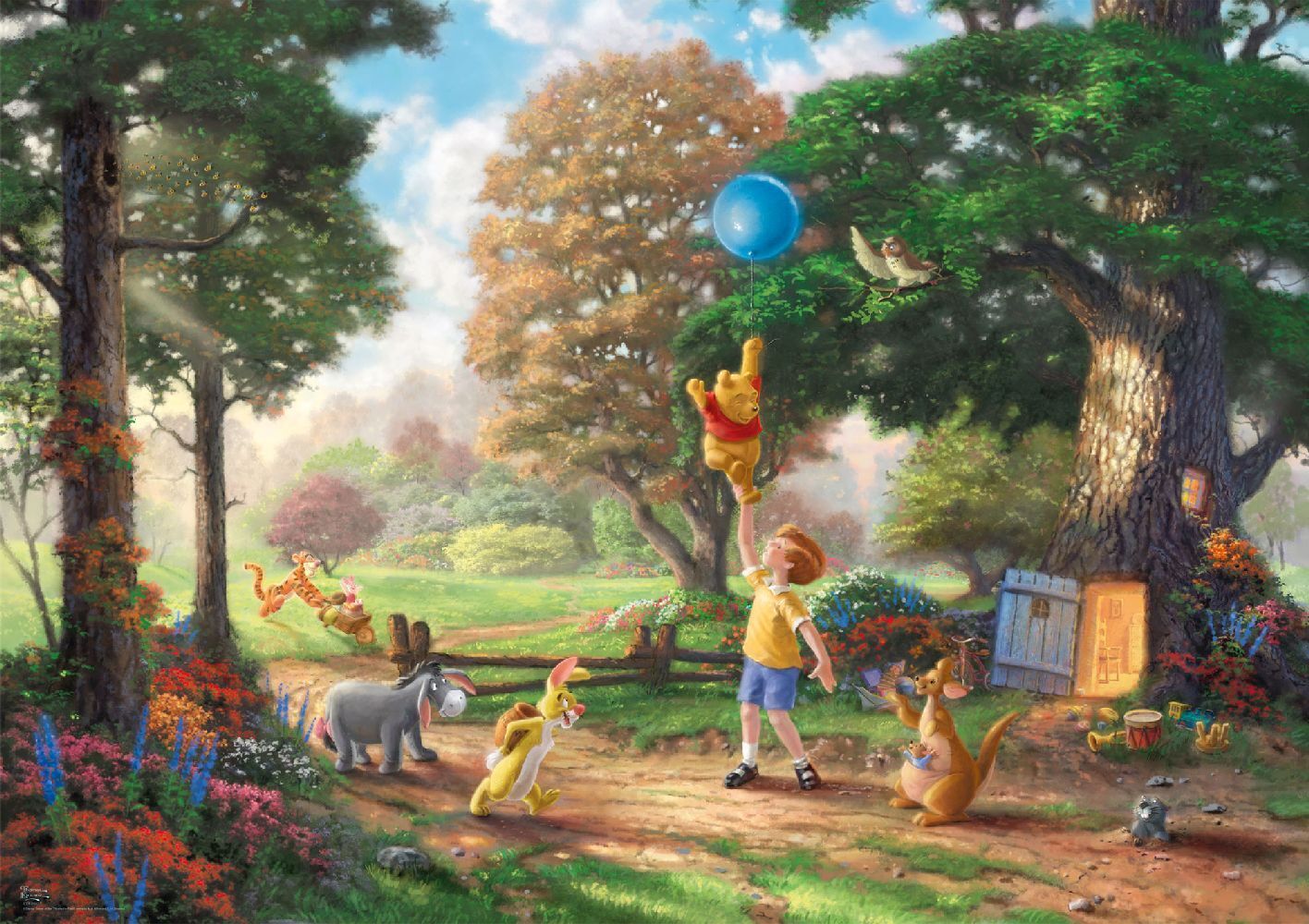 Bild: 4001504573997 | Disney, Winnie Pooh II | Puzzle Thomas Kinkade, Disney 6.000 Teile
